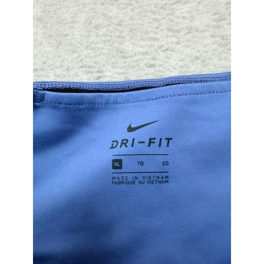 Nike Womens Dri-FIT Cropped Leggings Periwinkle Blue Mid Rise Tights SKU I-3-5
